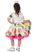 Load image into Gallery viewer, Donut Waitress CHILD Girls Premium Costume NEW Doughnut Size 18 Months - 2T
