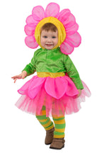 Load image into Gallery viewer, Bright Flower Pink Yellow Green Child Girls Costume Size XS 4 NEW
