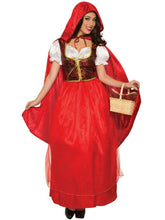 Load image into Gallery viewer, Little Red Riding Hood Adult Womens Costume Standard Size NEW Dress Hooded Cape
